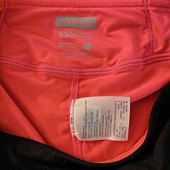 New Balance Black Athletic Skort with Pink Lining – Junior's XS - Picture 9 of 10